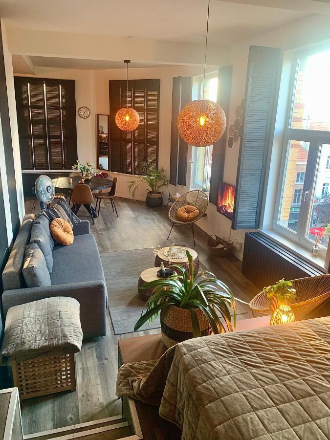 Sleep Inn - Black And Gold Loft Antwerp Cityview Eksteriør billede